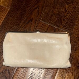 HOBO International Lauren Leather Double Kisslock Clutch Wallet